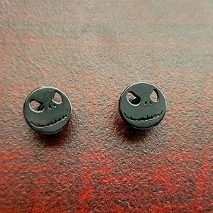 NWOT Jack Skellington earrings fake gauges